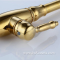 Single Hole Robinet Gold Kitchen Faucet